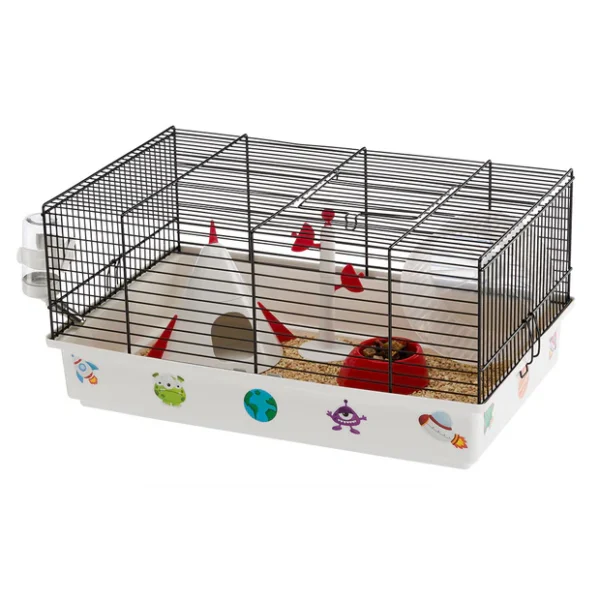 Ferplast Criceti 9 Space Hamster Home felszerelt 46x30x22,5cm hörcsög ketrec